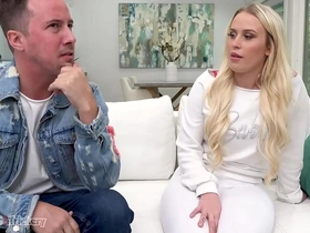 Canadian prankster seduces blonde with cowgirl ride