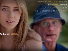 Young girl receives intense anal penetration from an older man