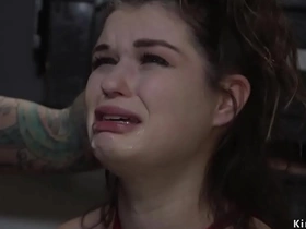 Busty babe caught stealing gets BDSM punishment