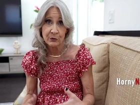Hot granny Leilani Lei seduces her way to a steamy encounter