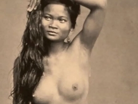 Classic interracial sex with anal and hairy features
