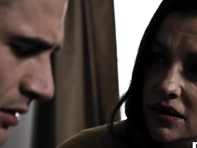 A strange and solitary woman yearns to be filled by her stepson - Sovereign Syre's explicit encounter