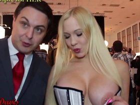 Celina Davis performs breast movement without touching for Andrea Diprè