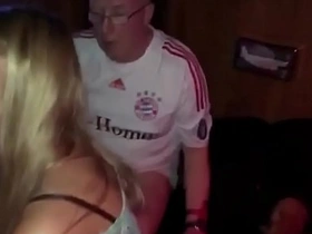 Aroused student participates in wild sex party with unfamiliar individuals