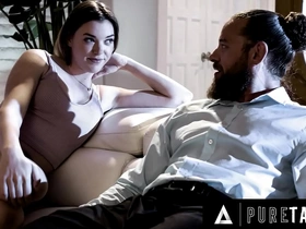 Charming teen's secret encounter with her mature uncle
