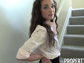 A sultry real estate agent seduces a homebuyer in this PropertySex video