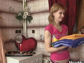 Aroused step mom and step dad with size enjoy their step son's girlfriend