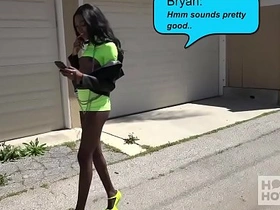 Stunning black woman Chanel Skye experiences intense anal penetration