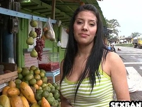 South American siren with voluptuous curves and luscious locks