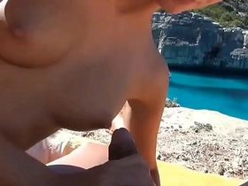 German babe enjoys anal sex on island getaway
