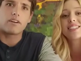 Seductive step-sister Lucy Tyler gets naughty with her step-brother